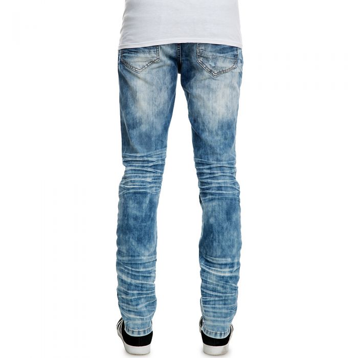 FBRK Men's Fbrk Rip Span Denim Jean JP7940 PB - Shiekh