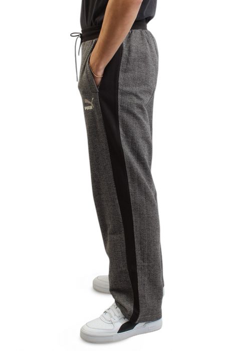 T7 RELAXED TRACK PANTS PUMA Black/Alpine Snow