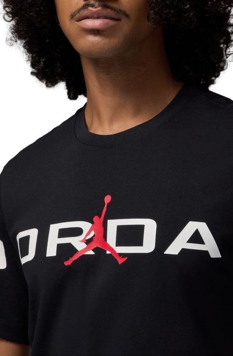 Jordan T-Shirt Black/White/Gym Red
