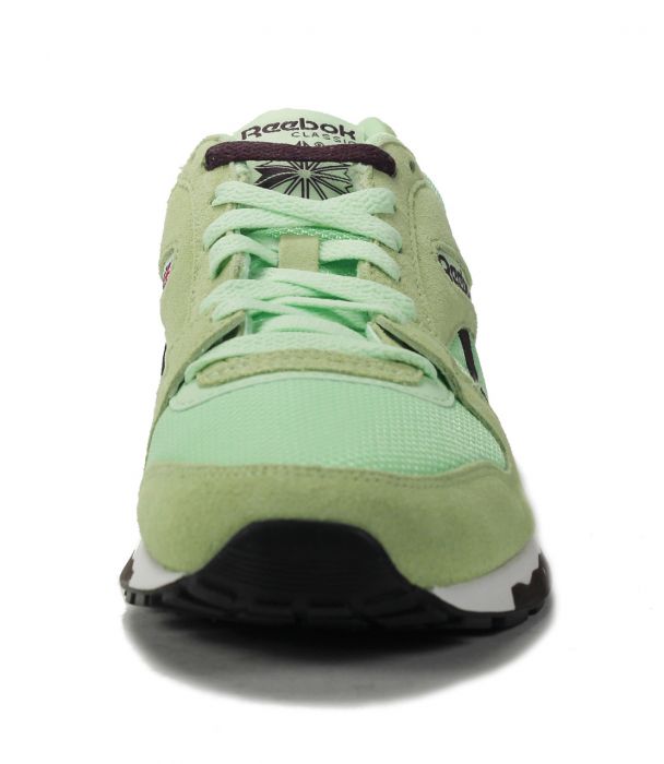 Reebok for Men: GL 6000 Sea Glass Henna White Sneaker Mint