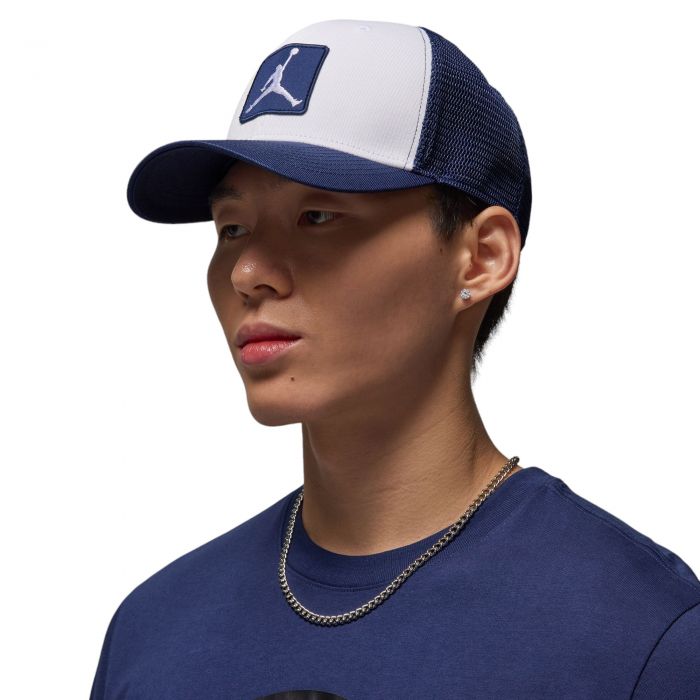 Jordan Rise Structured Hat White/Midnight Navy/ White