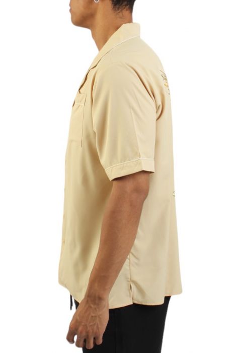 Peace Woven Button-Down Shirt 