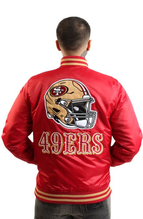 NFL San Francisco 49ers Varsity Jacket  Red/Gold