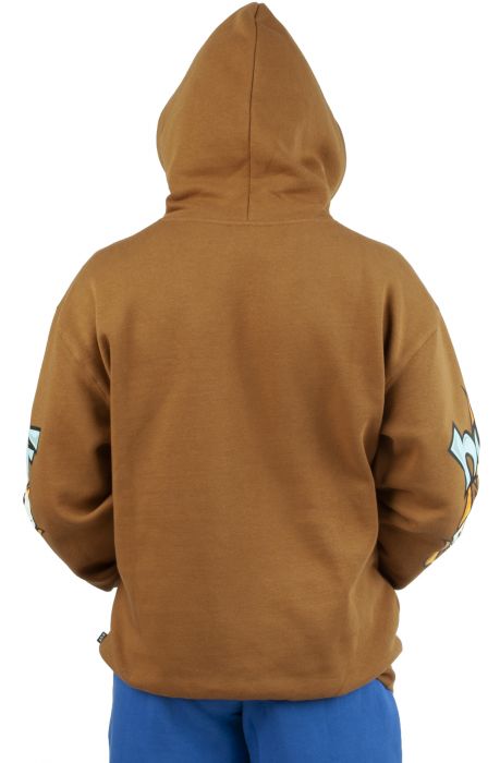 Dicey Hoodie Rubber Brown
