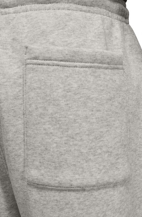 Brooklyn Fleece Oversized Open-Hem Pants Grey Heather/White