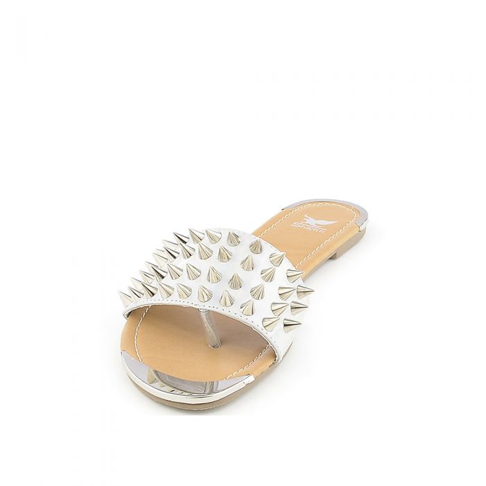 092 Flat Sandal Silver