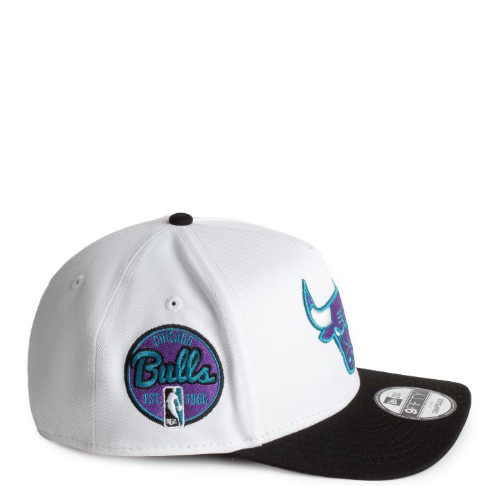 NBA Chicago Bulls 9FIFTY A-Frame Snapback  White/Purple