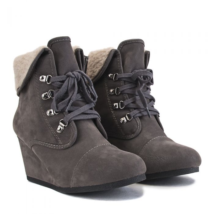 FORTUNE DYNAMICS Nast-S Ankle Booties FD NAST-S/GREY - Shiekh