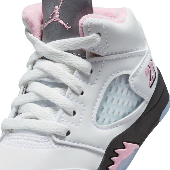 Toddler Air Jordan 5 Retro 'Medium Soft Pink' White/Med Soft Pink-Black