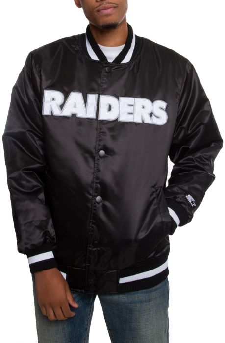 Oakland Raiders Jacket Black/White/Grey