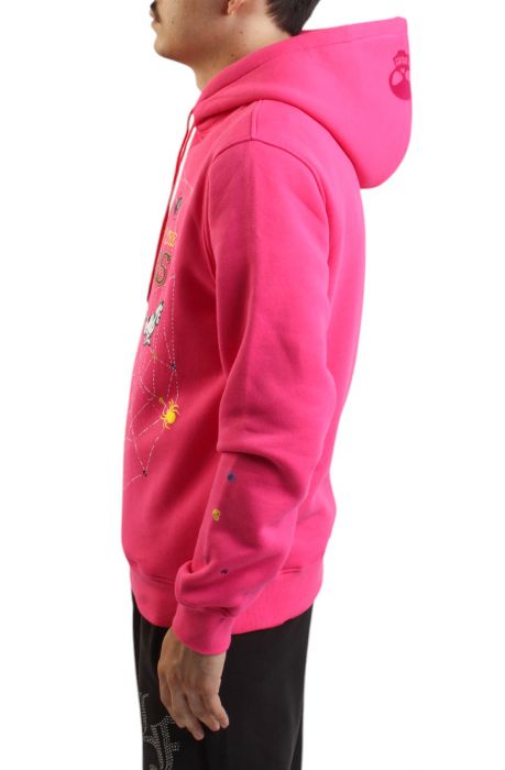 Scooby-Doo Attack Of The Spiders Hoodie  Hot Pink