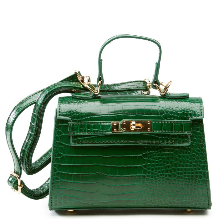 Crocodile Crossbody Green