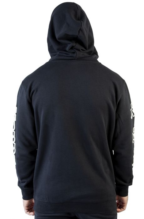 Logo AVO Hoodie Black-Beige-Black Smoke
