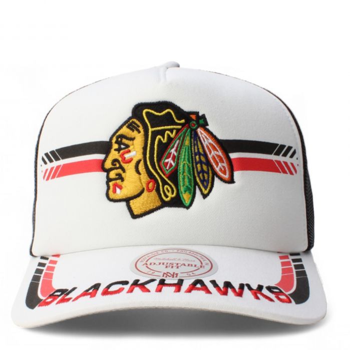 NHL Chicago Blackhawks Trucker Hat  White/Black