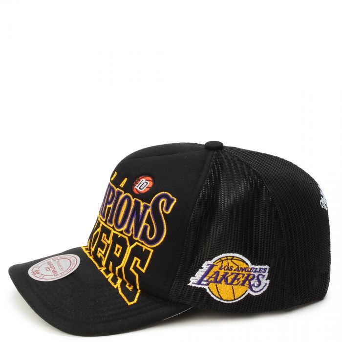 NBA Big Champ Lakers Trucker Hat  Black