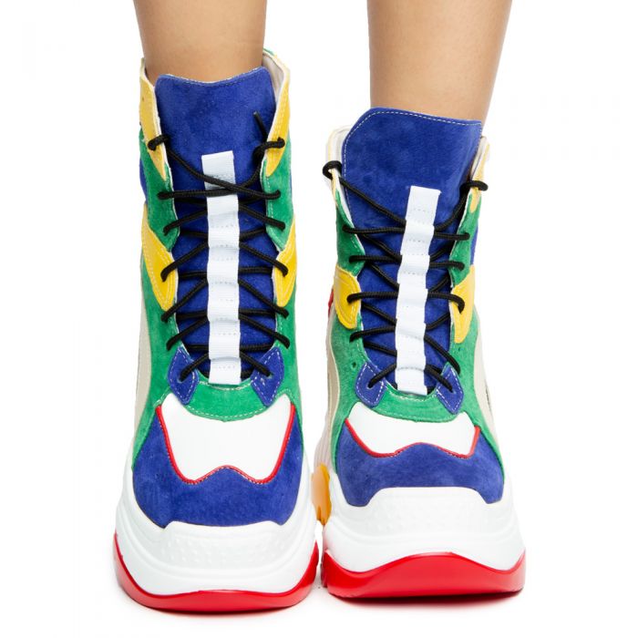 TANGERINE-02 PLATFORM SNEAKERS MULTI