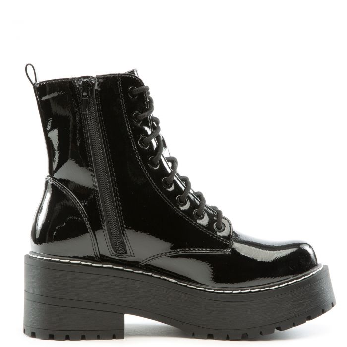 FORTUNE DYNAMICS Fling-S Platform Combat Boots FD FLING-S-CRKPTBLK - Shiekh