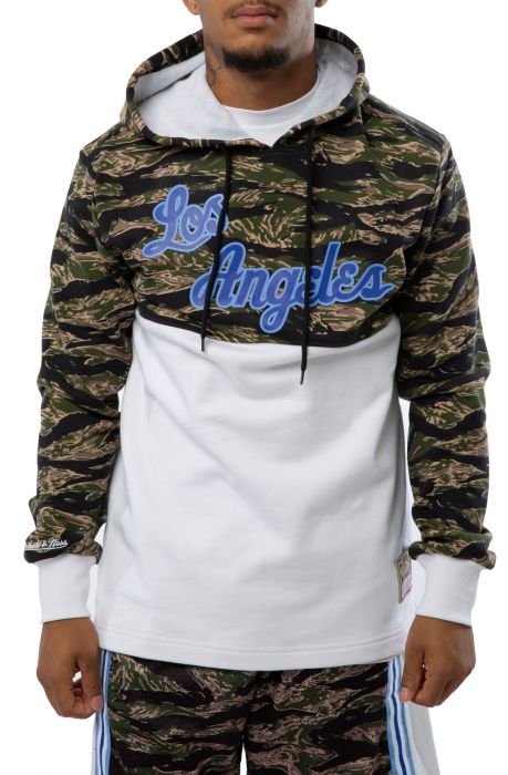 Los Angeles Lakers Tiger Camo Hoodie White