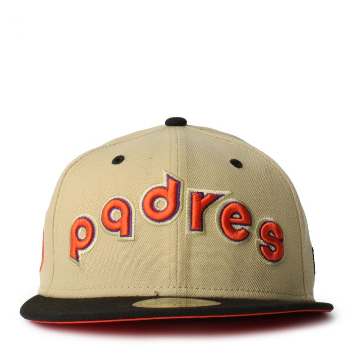 San Diego Padres 59Fifty Fitted Hat  Gold/Black