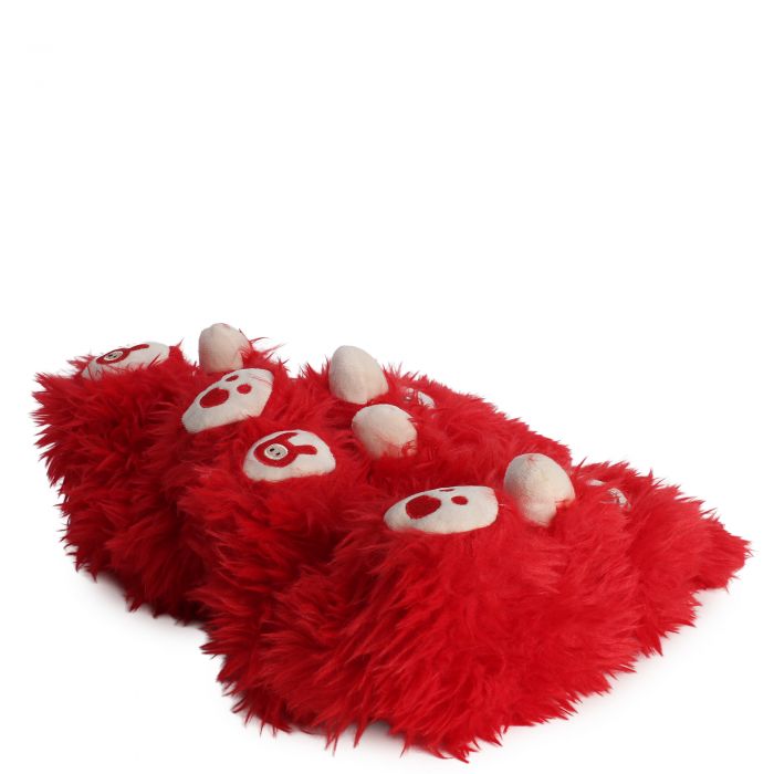Doll Fuzzy Slippers  Red