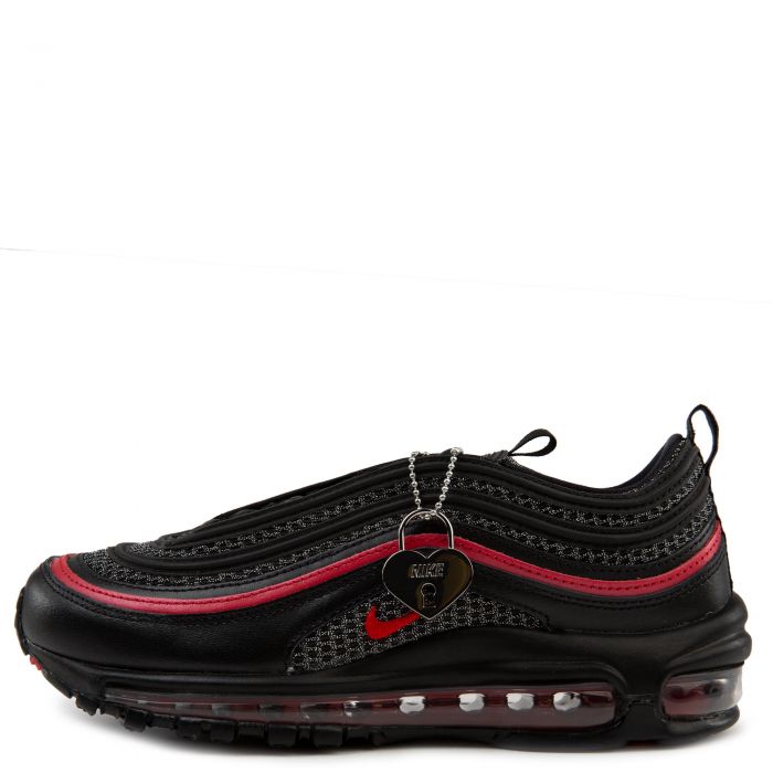 black air max 97 with red