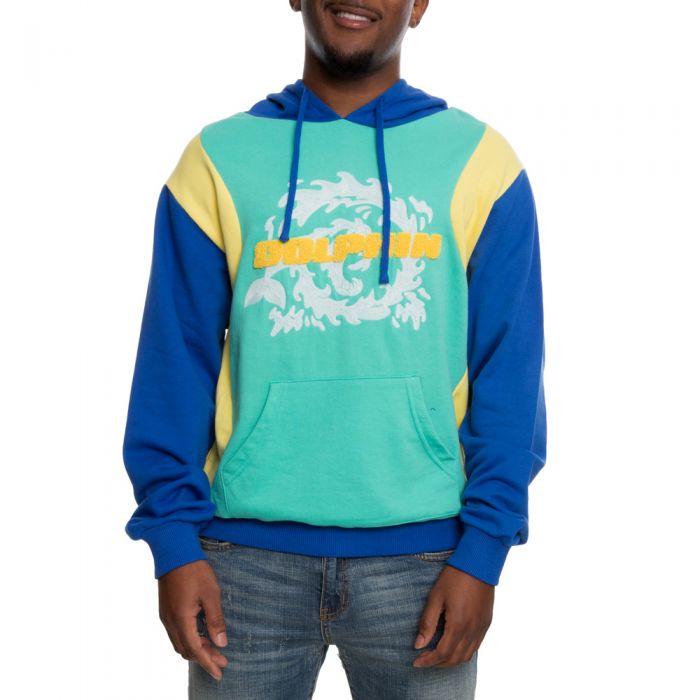 PINK DOLPHIN WAVE BLOCK HOODIE PS1944WHA - Shiekh