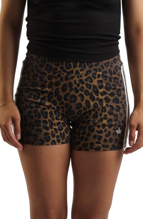 Leopard Booty Short Multi Color