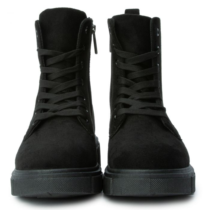 Shanda Combat Boots Black