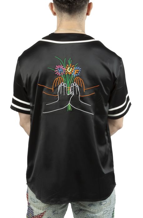 Community Baseball Jersey Black/White