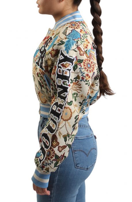 Tapestry Cropped Jacket Botanic