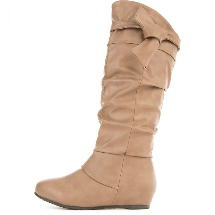 LEGEND Candies-06 Mid-Calf Boots CANDIES-06/TAUPE - Shiekh