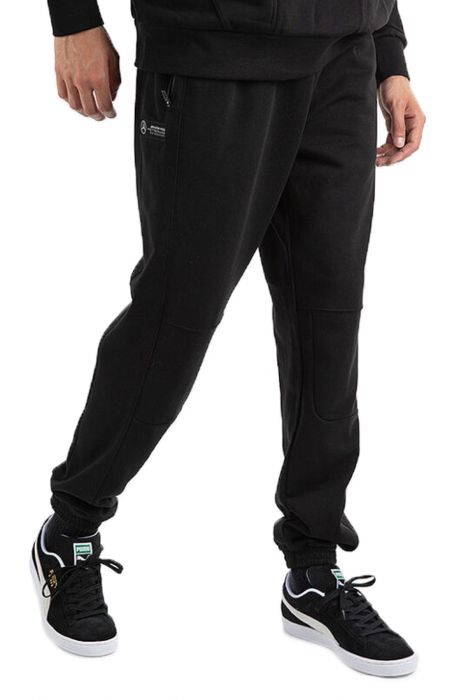 puma football joggers in black