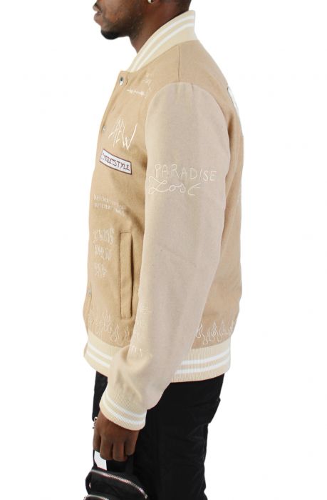 Crew Luv Spliced Jacket Beige