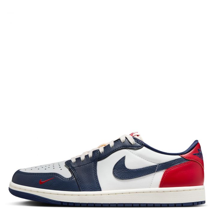 Air Jordan 1 Retro Low Summit White/Gym Red-Midnight Navy