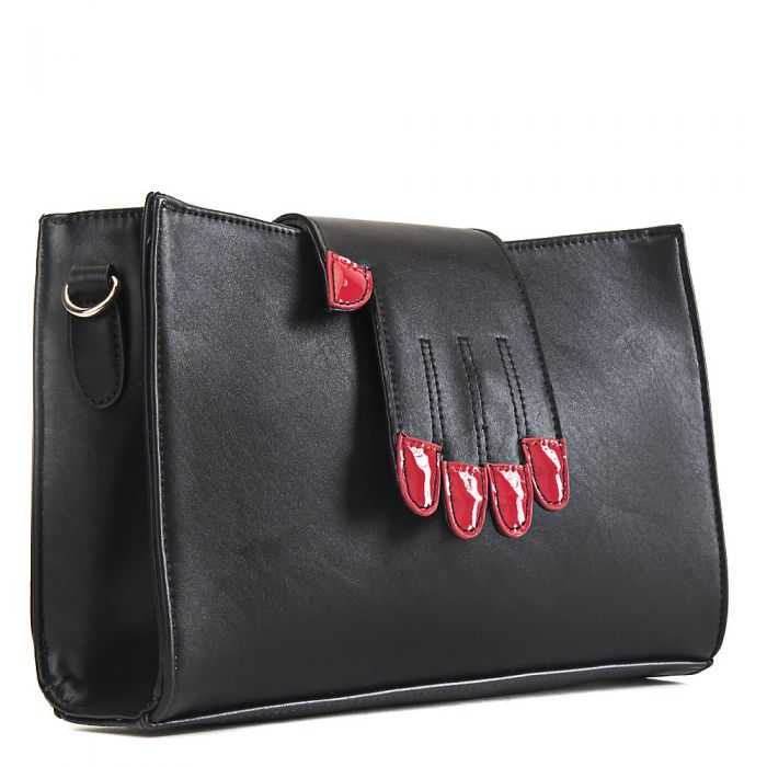 Women's Nails Clutch Purse BLACK