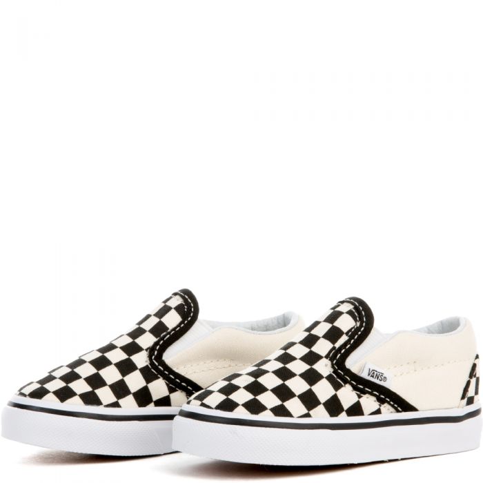 VANS (TD) Checkerboard SlipOn VN000EX8BWW Shiekh