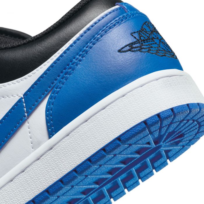 Air Jordan 1 Low White/Royal Blue-Black-White