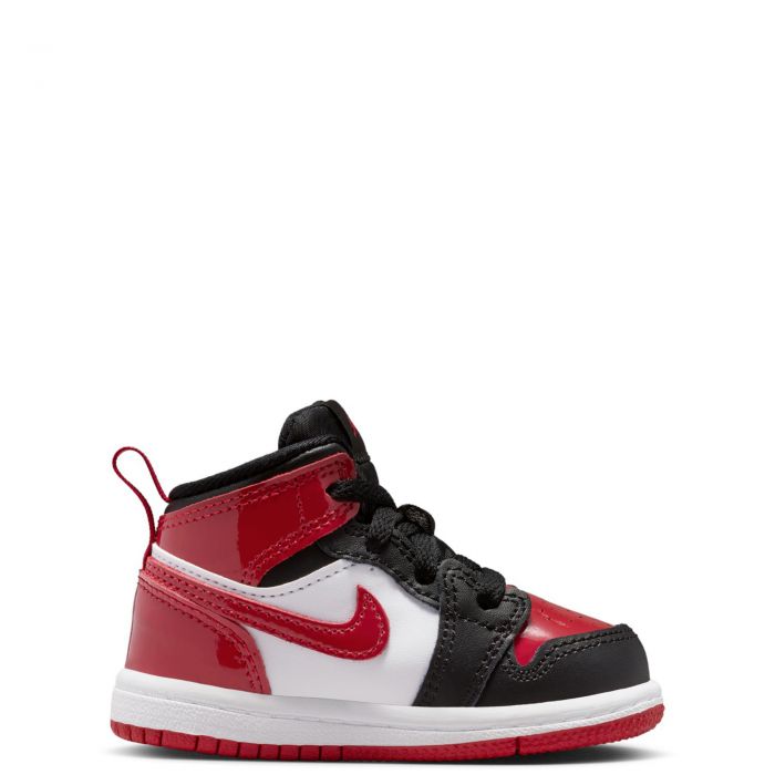 Toddler Jordan 1 Mid SE Black/Varsity Red-White