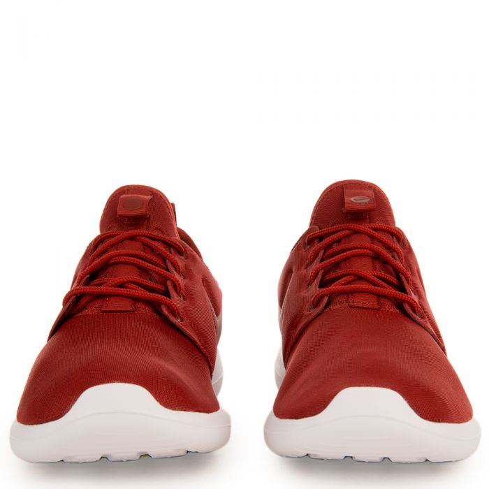 nike roshe burgundy and white