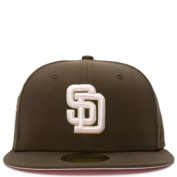 khaki mlb fitted hat