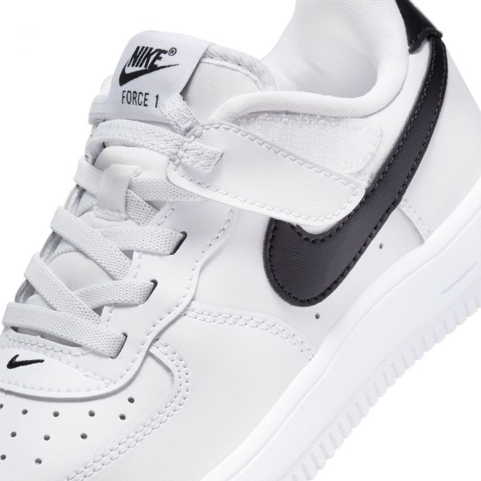 Pre-School Force 1 Low EasyOn White/Black