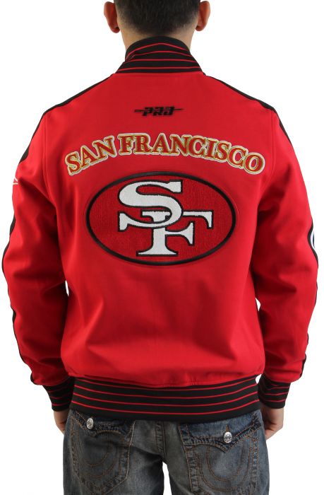 NFL San Francisco 49ers Game Day Jacket  Crimson