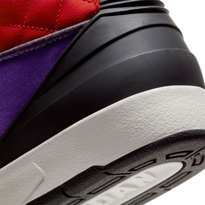 Women's Air Jordan 2 Retro Action Red/Black-Cosmic Purple