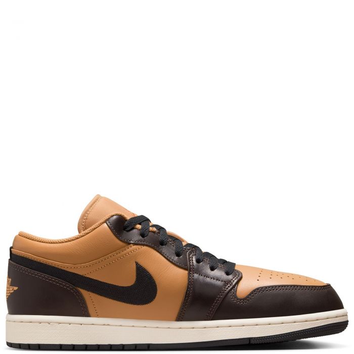 Air Jordan 1 Low SE Flax/Black-Baroque Brown-Vintage Coral
