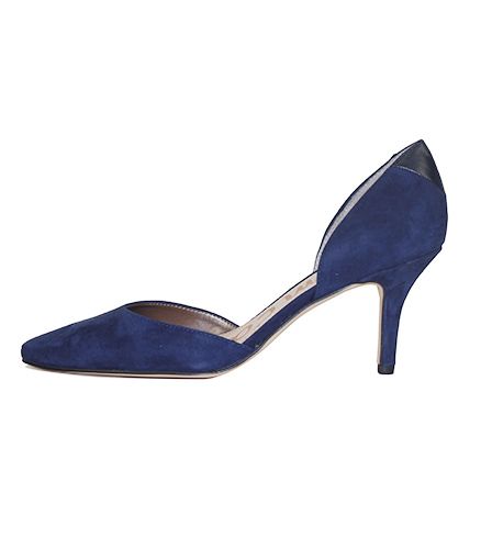 Sam edelman navy hot sale suede pumps