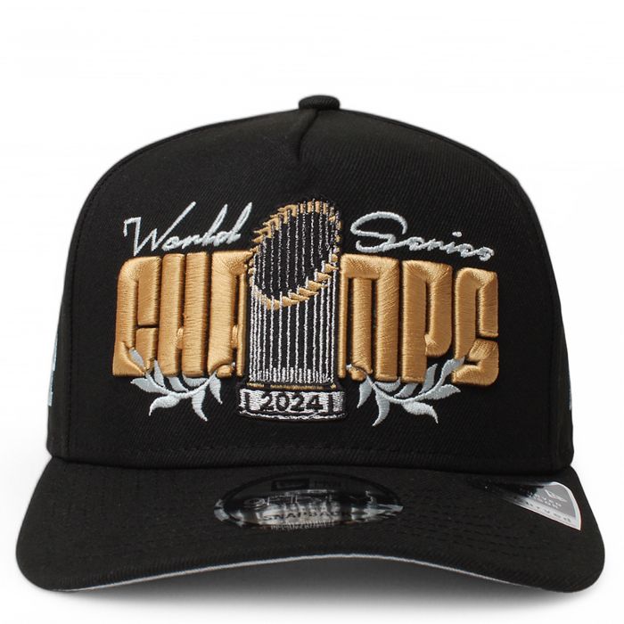 MLB Los Angeles Dodgers World Series 950 Snapback Black/Gold