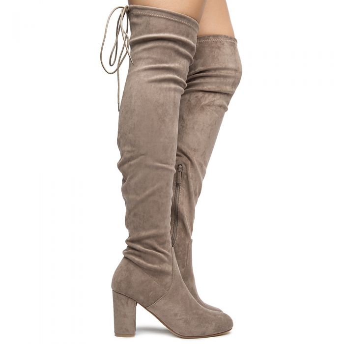 over the knee 3 inch heel boots