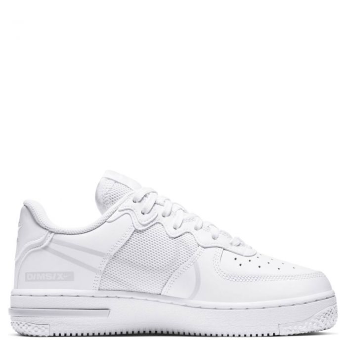 air force 1 react white iridescent