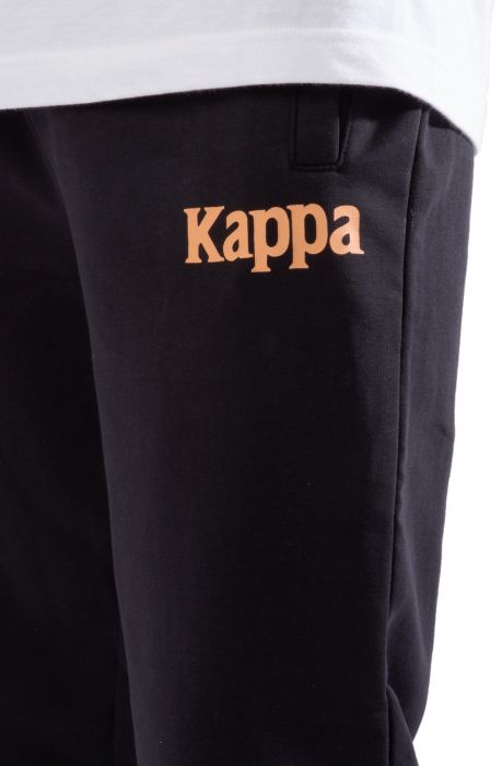 Authentic Coevorden Sweatpants Black Smoke-Orange Salmon-Grey Oyster