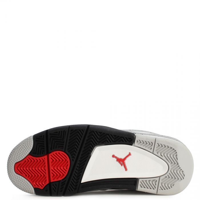 Grade-School Air Jordan 4 RM Summit White/Fire Red-Black-Matte Silver